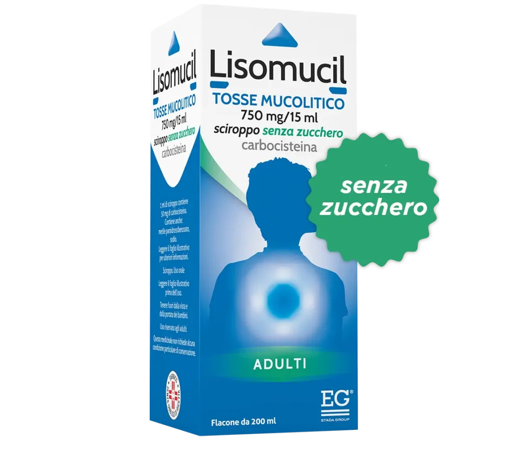 Lisomucil Tosse Mucolitico Senza Zucchero